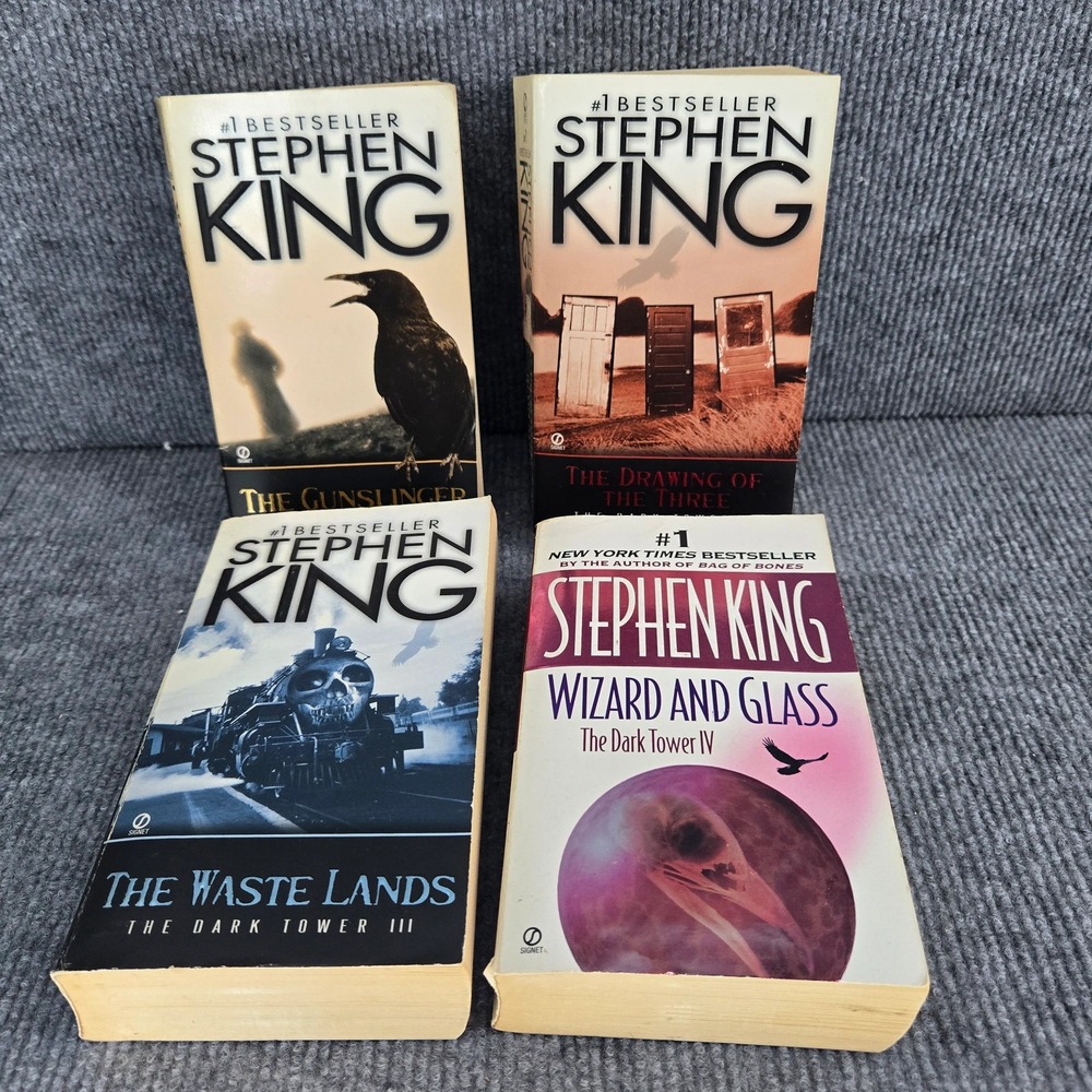Stephen King The Dark Tower 4-Book Set The Gunslinger to Wizard and Glass